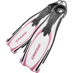 Cressi Reaction Ebs finner hvid / pink