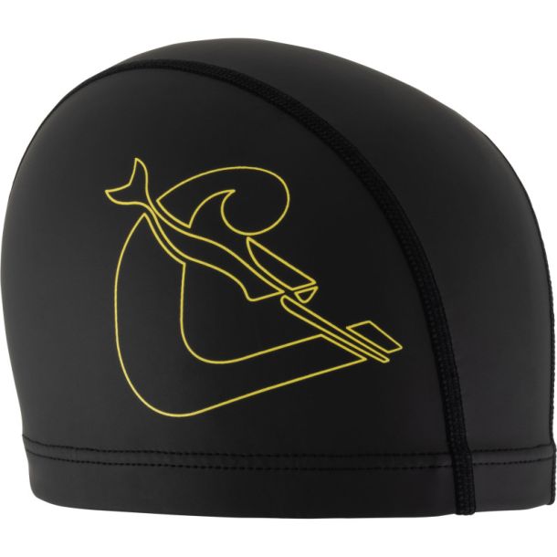 Senna Swim Cap Black / Yellow
