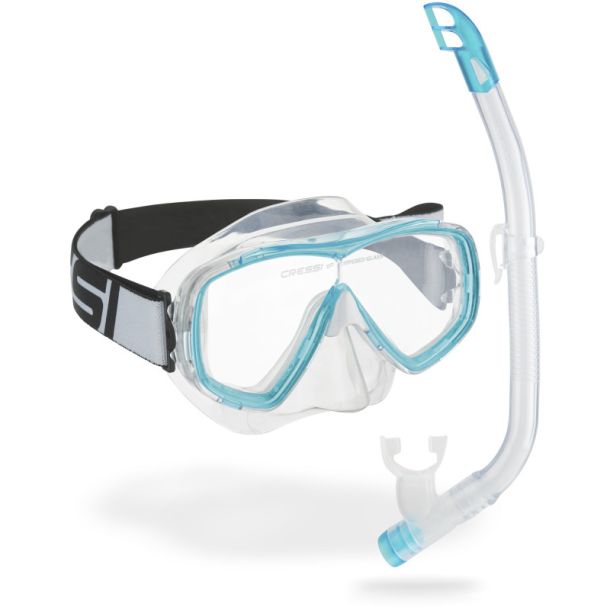 Cressi Estrella + Top snorkel combo