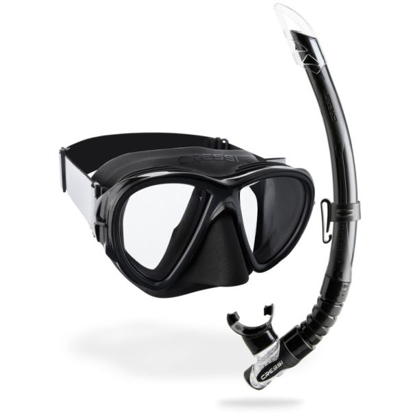 Cressi Fiji + Gamma snorkel combo