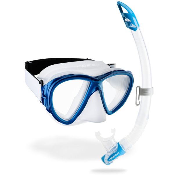 Cressi Fiji + Gamma snorkel combo
