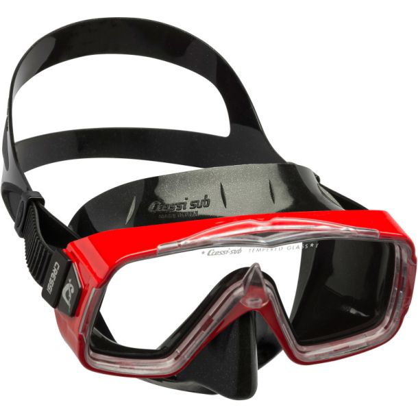 Cressi Sirena maske sort / r�d