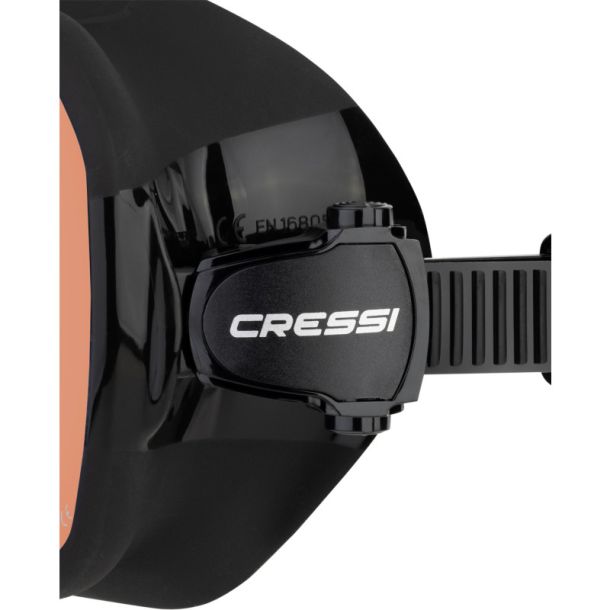 Cressi Z2S maske sort / bl� / orange glas