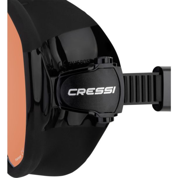 Cressi Z2 maske sort / bl� / orange glas