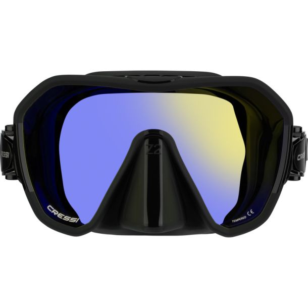 Cressi Z2 maske sort / gul / bl� glas