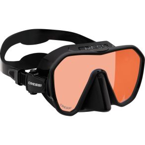 Cressi Z2S maske sort / bl� / orange glas