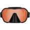 Cressi Z2S maske sort / bl� / orange glas