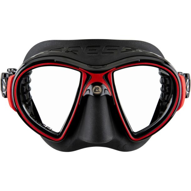 Cressi Zeus maske sort / r�d