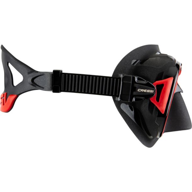 Cressi Zeus maske sort / r�d