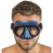 Cressi Calibro maske bl� metal / sort