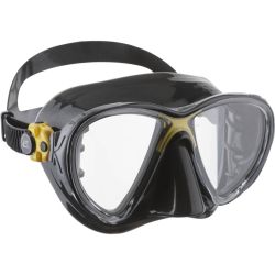 Cressi Big Eyes Evolution dykkermaske klar / sort / gul