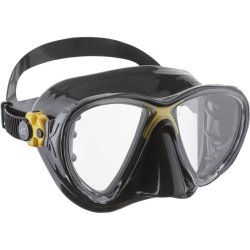 Cressi Big Eyes Evolution dykkermaske klar / sort / gul