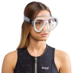 Cressi Big Eyes Evolution Crystal dykkermaske crystal / bl�
