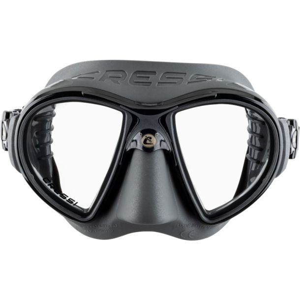 Cressi Zeus maske m�rkegr� / sort