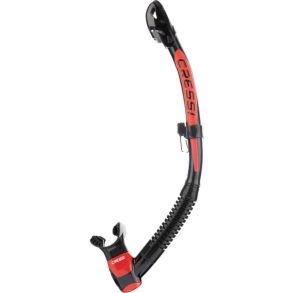 Cressi Itaca Ultra Dry snorkel svart/r&ouml;d
