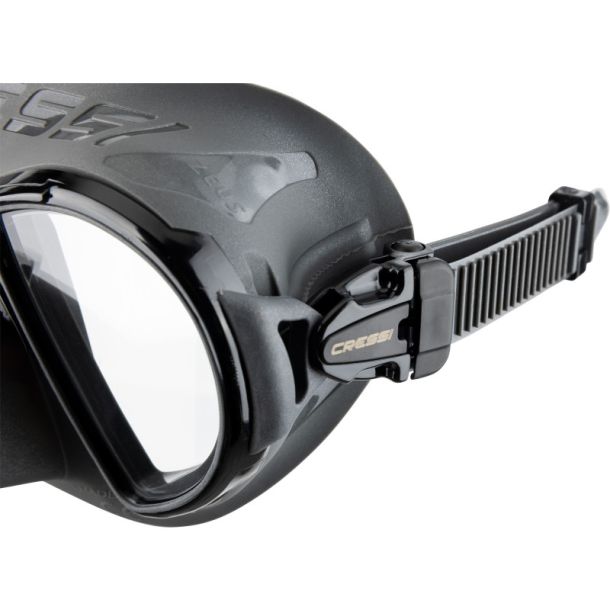 Cressi Zeus maske m�rkegr� / sort