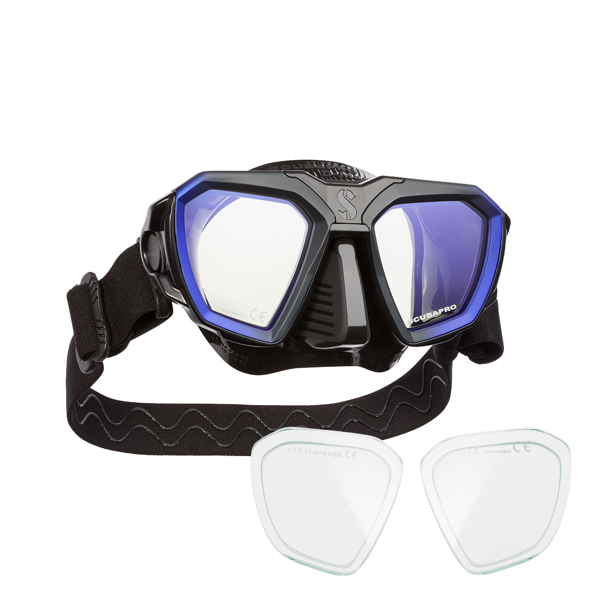 Scubapro dykkermaske D-Mask med styrke thumbnail