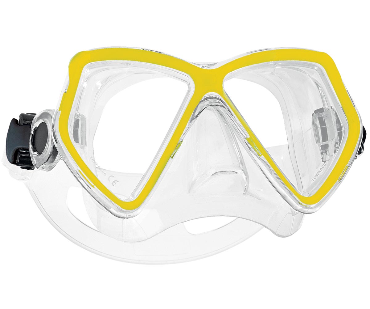 Scubapro dykkermaske Mini Vu 8-14 år gul thumbnail