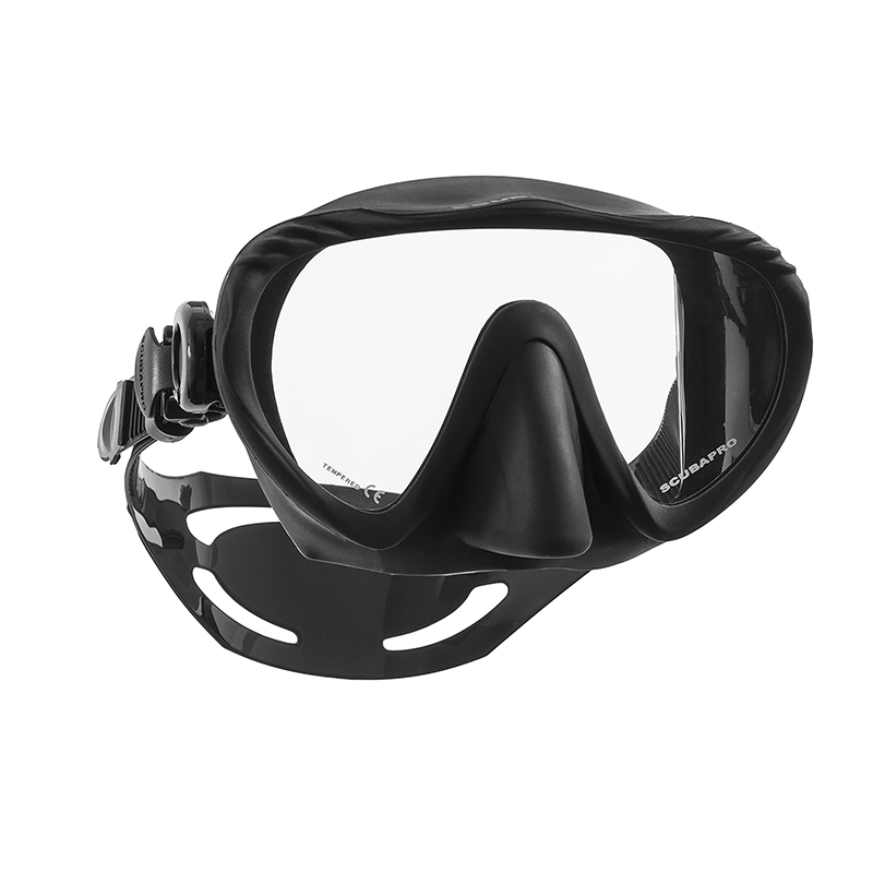 Se Scubapro dykkermaske Ghost sort hos Diving 2000
