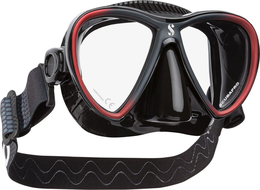 Scubapro dykkermaske Synergy Twin sort/rød thumbnail