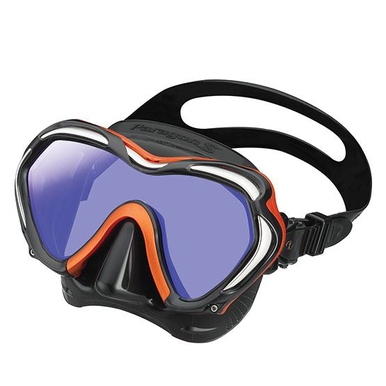 Se Tusa dykkermaske Paragon S Sort/orange hos Diving 2000
